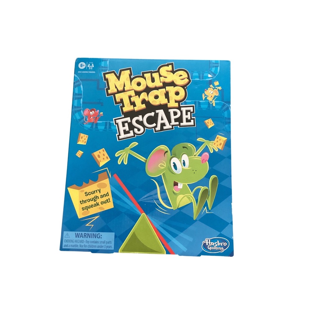 Hasbro Gaming Mouse Trap Escape Board‎ Game Kids Family Action Game 2-3 Players